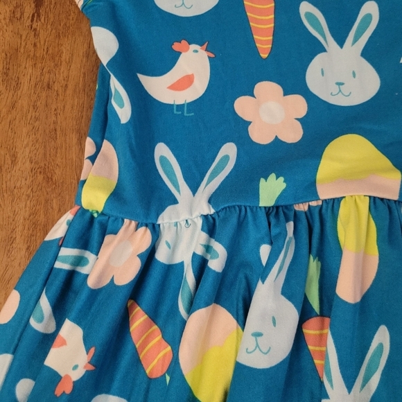 2/$30 NWT Girls 7 Easter Bunny Spring Dress - Picture 7 of 16